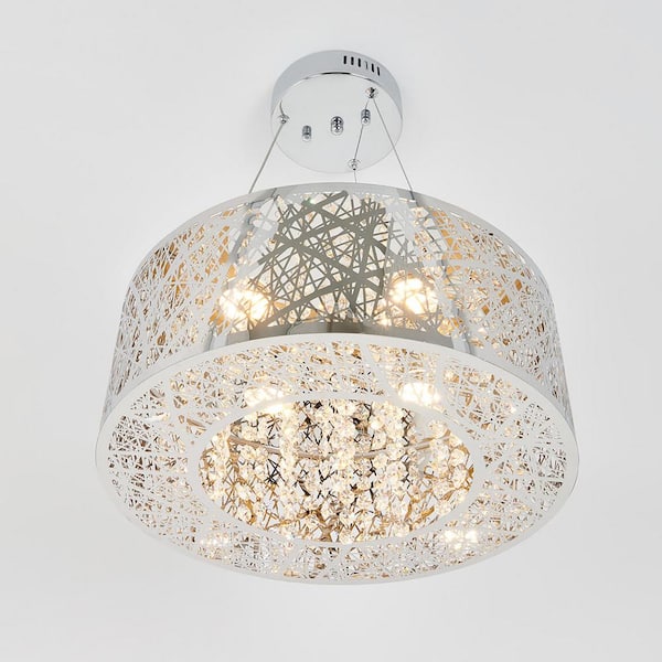Artika Crystal Nest 26 Watt Integrated Led Stainless Steel Pendant Cnled C1 The Home Depot - Artika Crystal Nest Integrated Led Ceiling Light Artika Crystal Nest 26 Watt Integrated Led Stainless Steel Pendant Cnled C1 The Home Depot - Artika Crystal Nest Integrated Led Ceiling Light