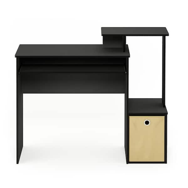 Large corner desk graphite black finish for home on sale office piranha furniture pc 42g