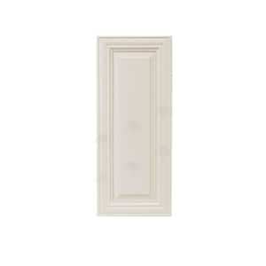 Princeton Assembled 18 in. x 36 in. x 12 in. 1-Door Wall Cabinet with 2-Shelves in Off-White