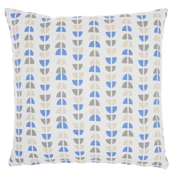 Mina Victory Lifestyles Multicolor 18 in. x 18 in. Throw Pillow