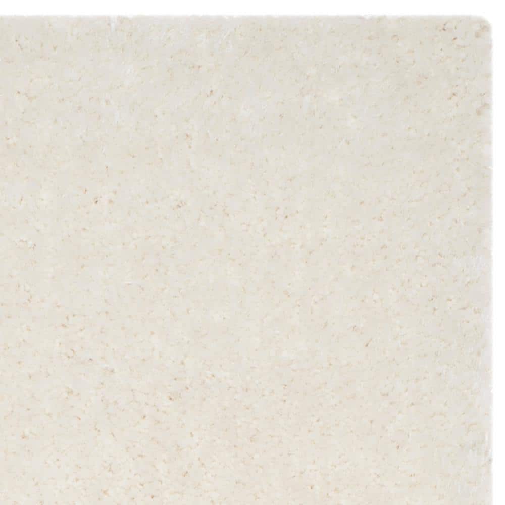 Ivory Luxe Hand-Tufted Shag Area Rug 9' x 12'