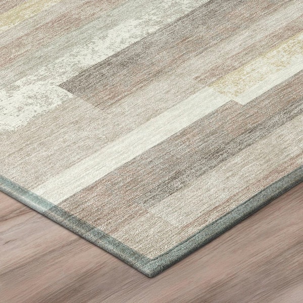 Chantille Machine Washable Indoor/Outdoor Abstract ACN3166 Ivory 10 ft. x 14 ft. Area Rug