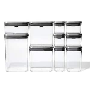 Good Grips 12-Piece Steel POP Assorted Container Set with Airtight Lids