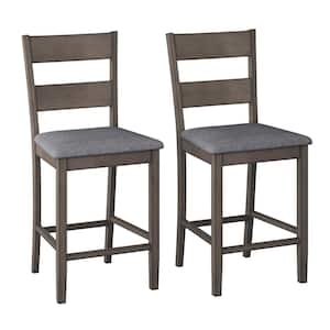 Tuscany Washed Gray Counter Height Dining Chair (Set of 2)