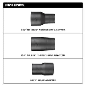 Hose and Accessory Adapter Kit for Wet/Dry Shop Vacuums (3-Piece)