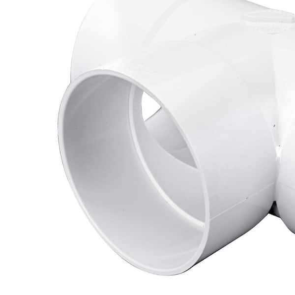 NDS PVC S&D Tee, 3 in. Hub X Hub X Hub 3P01 - The Home Depot