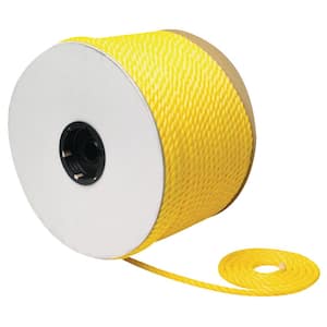 3/8 in. x 600 ft. Twist Poly, Yellow