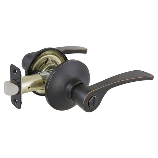 Kensington Aged Bronze Bed/Bath Door Handle