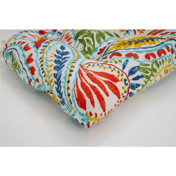 New Pillow Perfect Ummi Outdoor/Indoor shops Tufted Seat Cushions