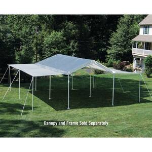 10 ft. W x 20 ft. D Extension Kit for White Canopy (Frame and Canopy Sold Separately - Fits 1 3/8 and 2 in. Frame)
