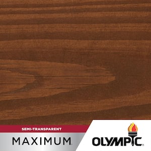 Maximum 1 Gal ST-2021 Royal Mahogany Semi-Transparent Exterior Stain and Sealant in One Low VOC