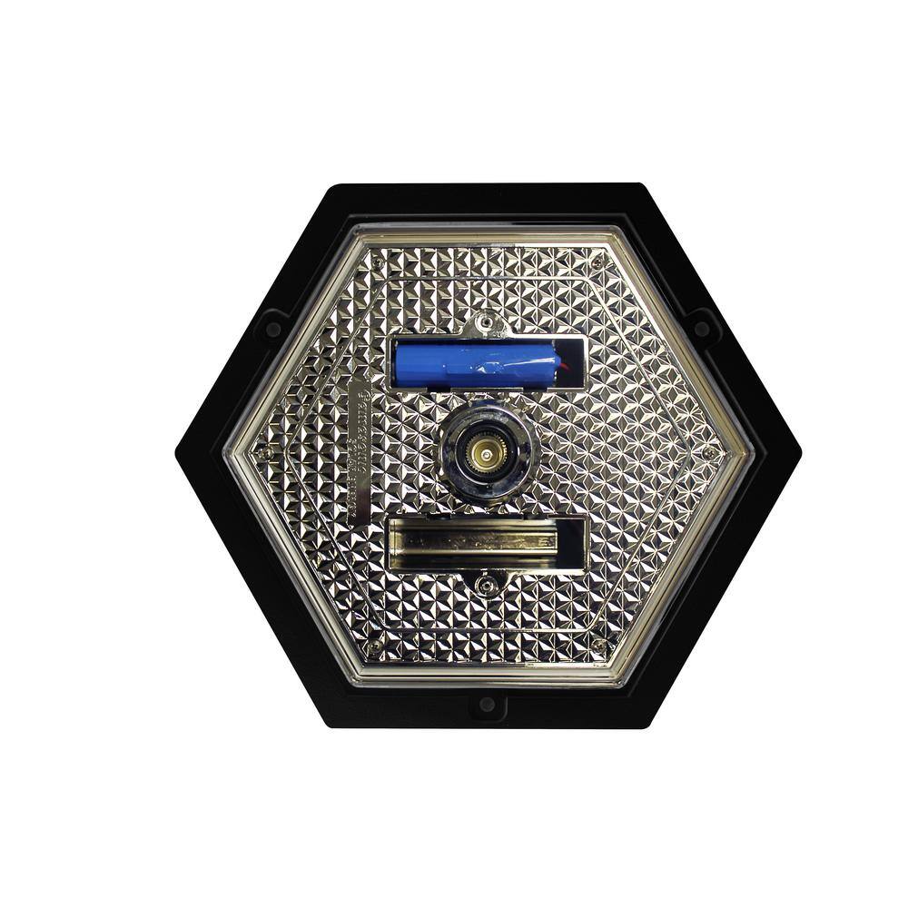 Polaris Black Solar LED Outdoor Post Light with Multiple Mounting Options