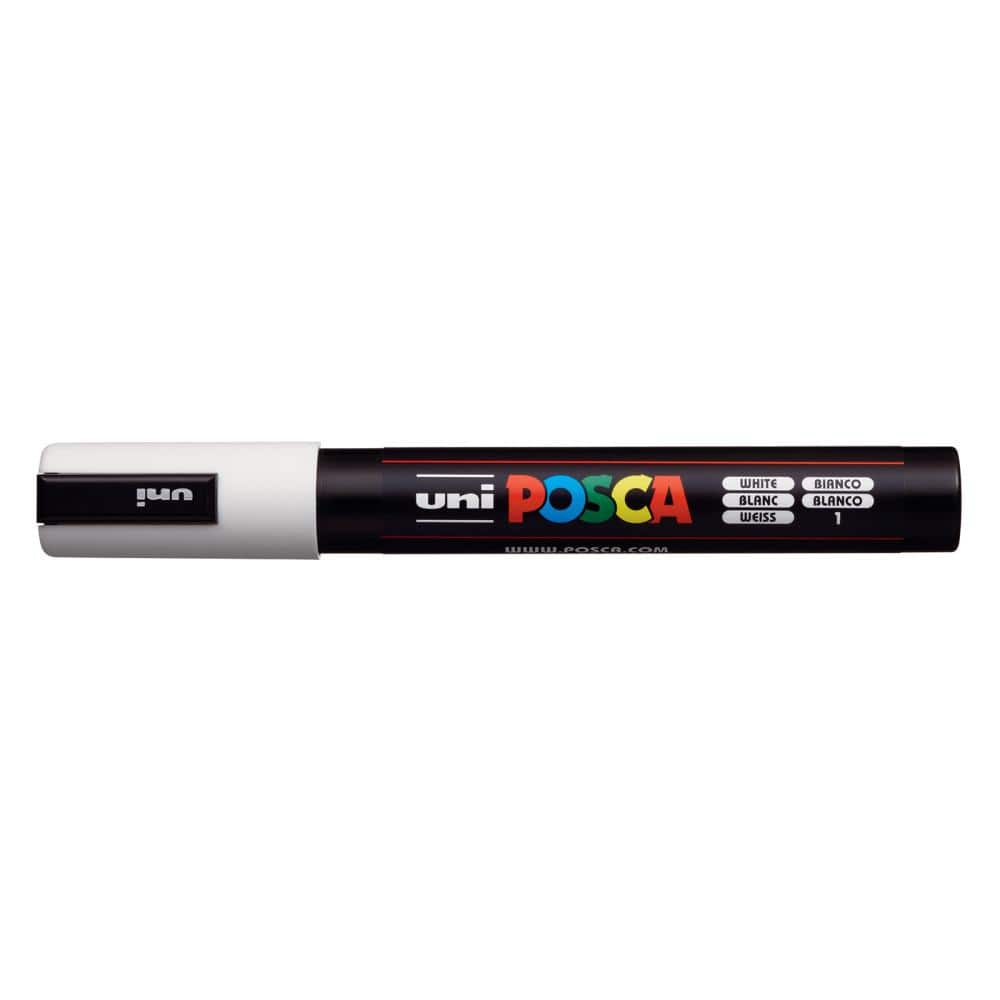 POSCA Black & White Bullet Tip - Set di 6 pennarelli (PC-5M, PC-7M, PC-3M)  : : Cancelleria e prodotti per ufficio