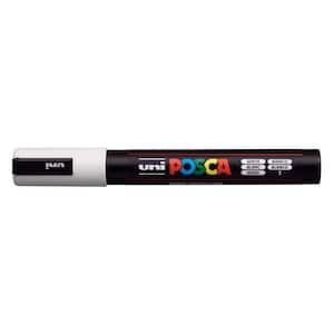 POSCA PC-3M Fine Bullet Paint Marker, White 076881 - The Home Depot