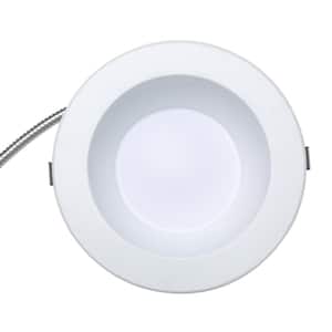 Downlight 9.5 in. Adjustable White Remodel 32-Watt Equivalent Housing Integrated LED Recessed Lighting Kit (1-Pack)