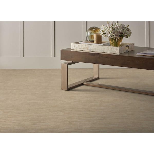 Perfect Breeze Brush Brown 13.2 ft. 35.39 oz. Nylon Texture Carpet - Installation Required