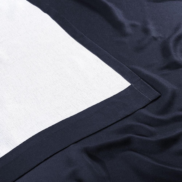 Exclusive Fabrics & Furnishings Ombre Blue Ombre Rod Pocket