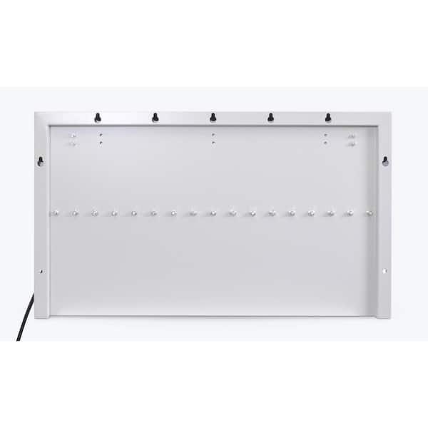 Luxor 25 in. x 13 in. 16 Capacity Tablet Wall Charging Box in Gray