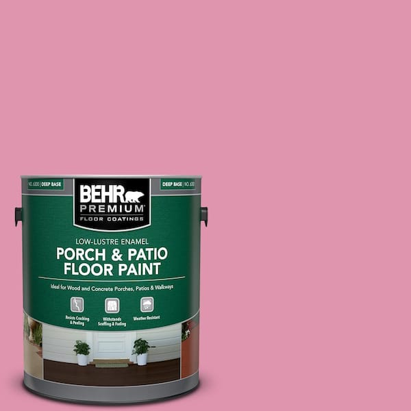 BEHR PREMIUM 1 gal. #P130-4 Its a Girl Low-Lustre Enamel Interior/Exterior Porch and Patio Floor Paint