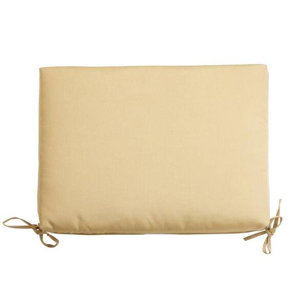 RST Brands Wheat 23-1/2 in. x 19 in. Outdoor Chair Cushion