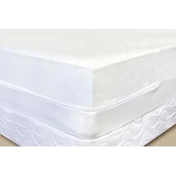 Waterproof Breathable Zippered Cover Twin Mattress Protector 10" D Bed Bug Proof 