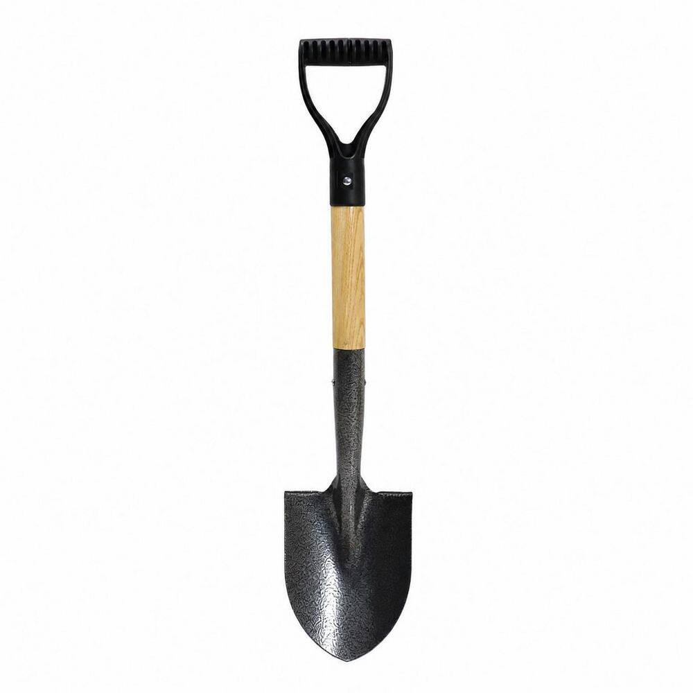 28 in. Wood Handle Metal Blade Shovel Mini Short D-Grip for Kids and Adults Gardening Sand Snow Digging 1 Piece price history on PriceWatchPro