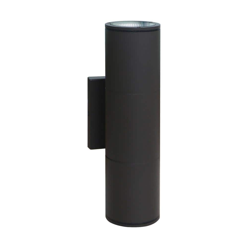 Bronze Large Outdoor LED Up-and-Down Direct Wired Sconce