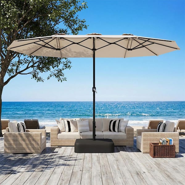 classic accessories ravenna offset patio umbrella & frame cover Classic Accessories Ravenna Offset Umbrella Cover