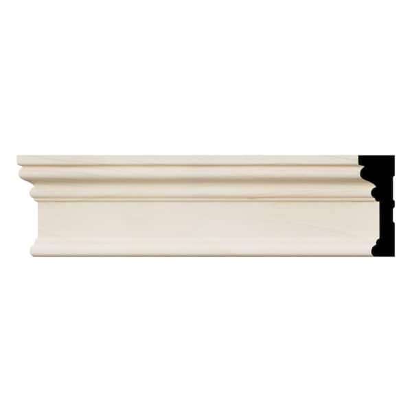 BRB3 0.69 in. D x 2.25 in. W x 96 in. L Wood (Maple) Baby Howe Casing Moulding