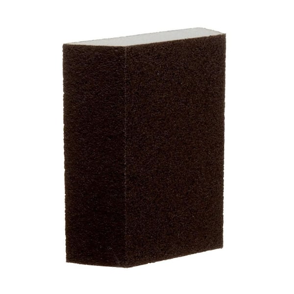 3M 2-7/8 in. x 4-7/8 in. 100, 180 Fine/Medium All-Purpose Sanding Sponge