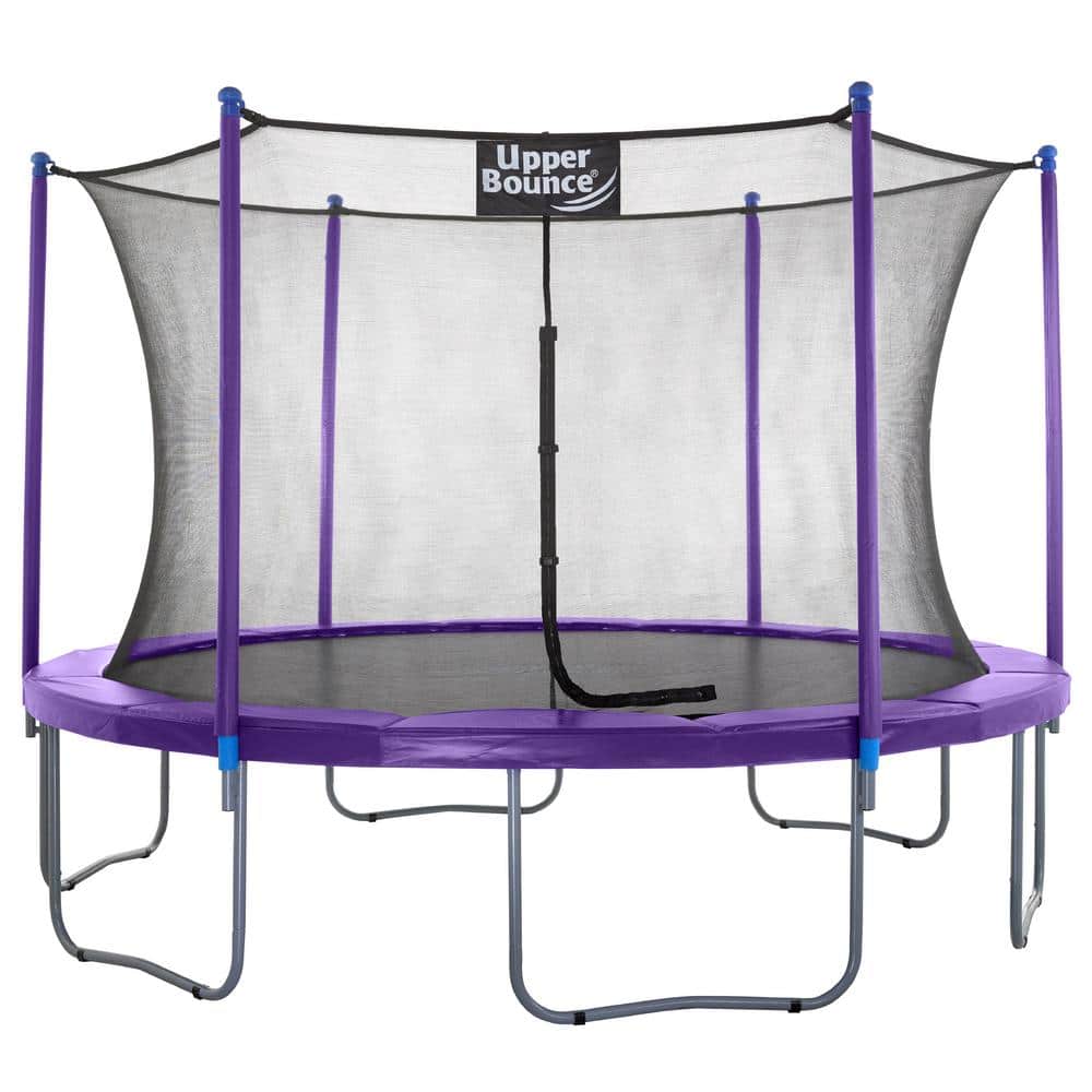 Upper Bounce Machrus Upper Bounce 12 ft. Round Trampoline Set with Safety Enclosure System