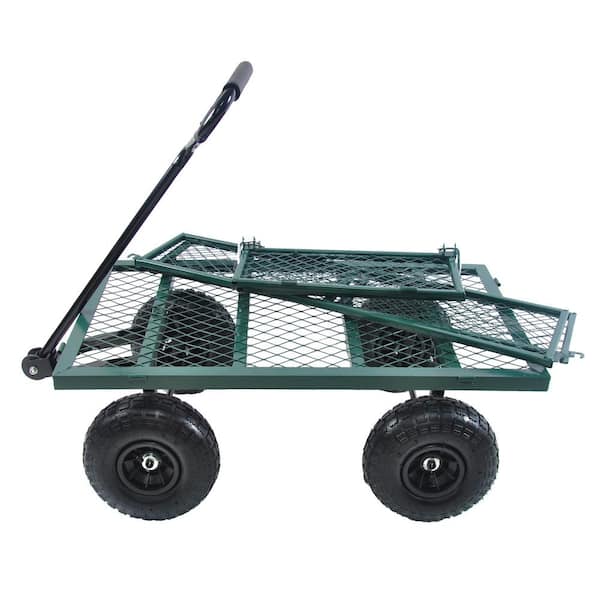 Gorilla Carts Steel Utility Cart, 9 Cubic Feet Garden Wagon with Removable  Sides, 1 Piece - Harris Teeter