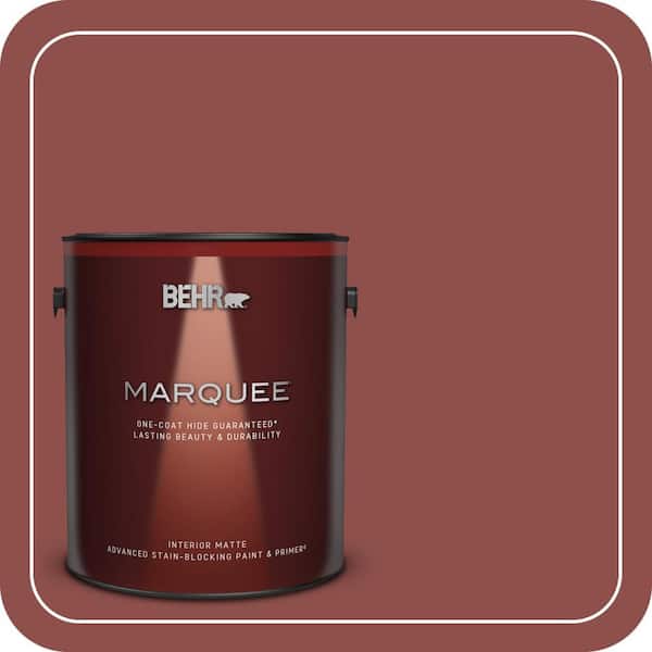 BEHR MARQUEE 1 gal. #S140-6 Moroccan Ruby Matte Interior Paint & Primer