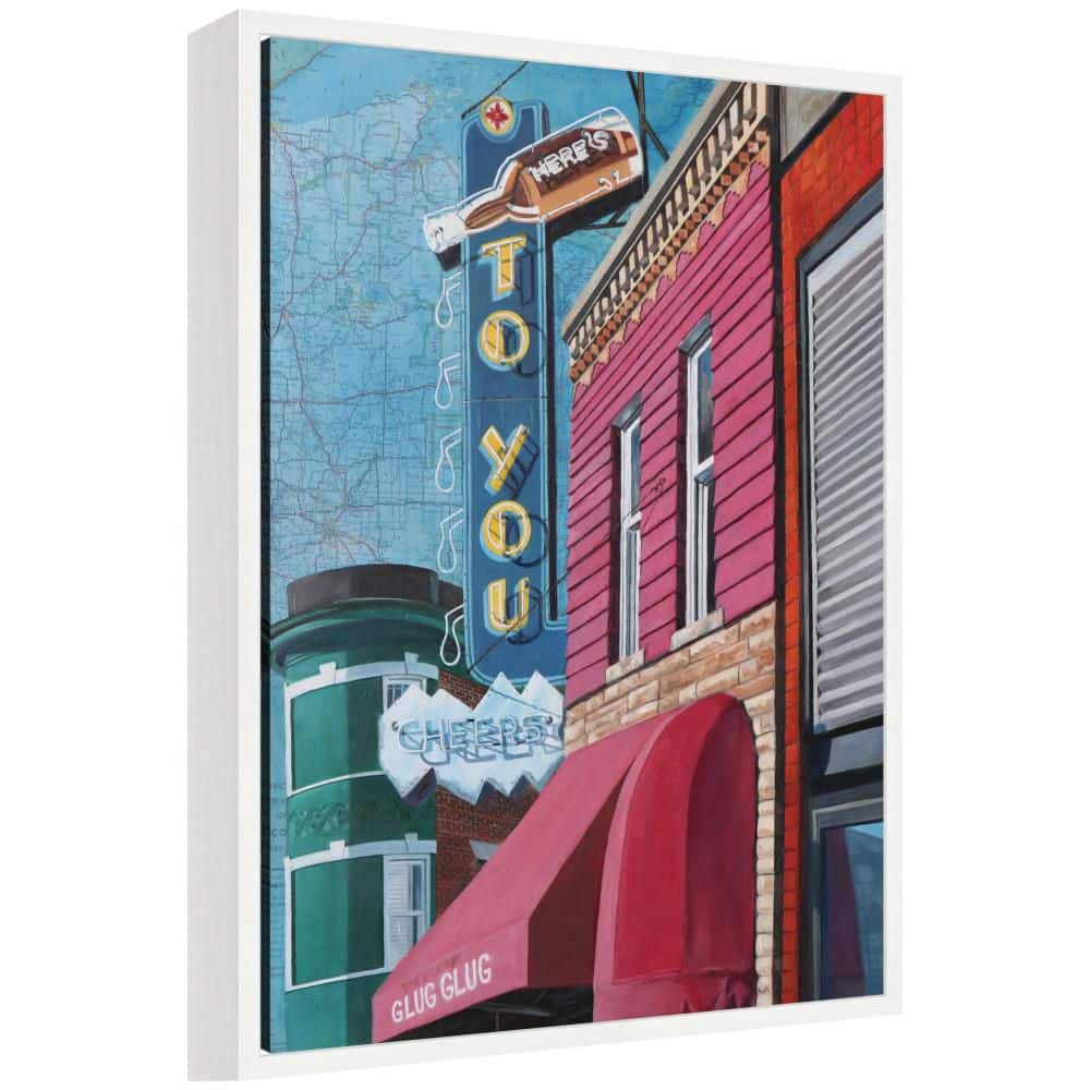 "Sylvie ""Heres to You"" by Krista V. Allenstein Architecture Framed Art Print 24 in. x 18 in." price history on PriceWatchPro