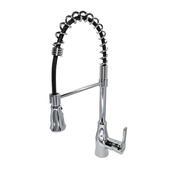 Bora Bora 1-Handle Pull Down Sprayer Kitchen Faucet in Chrome