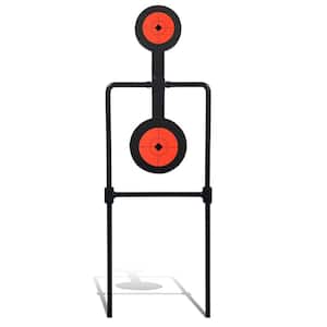 Double Spinner Shooting Targets for Centerfire Handguns Up to .44 Magnum