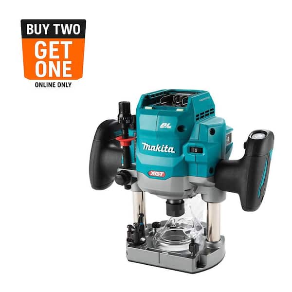 Makita 40V max XGT Brushless Cordless 2-1/4 Maximum HP Plunge Router (Tool Only)
