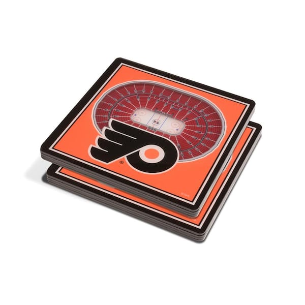 YouTheFan NHL Philadelphia Flyers 3D StadiumViews Coasters