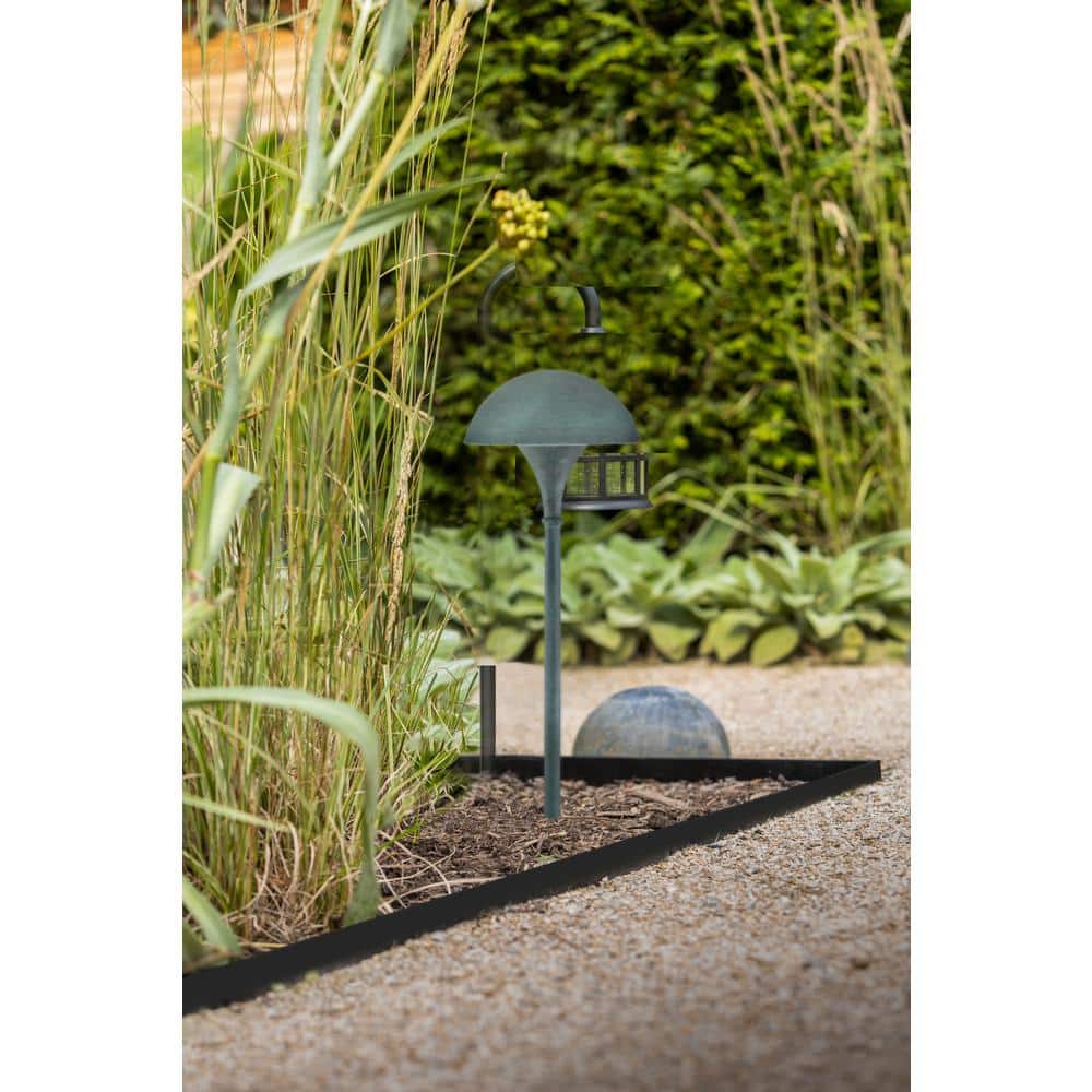 Mushroom 1-Light Green Aluminum Weather Resistant Post Light with No Bulbs Included price history on PriceWatchPro