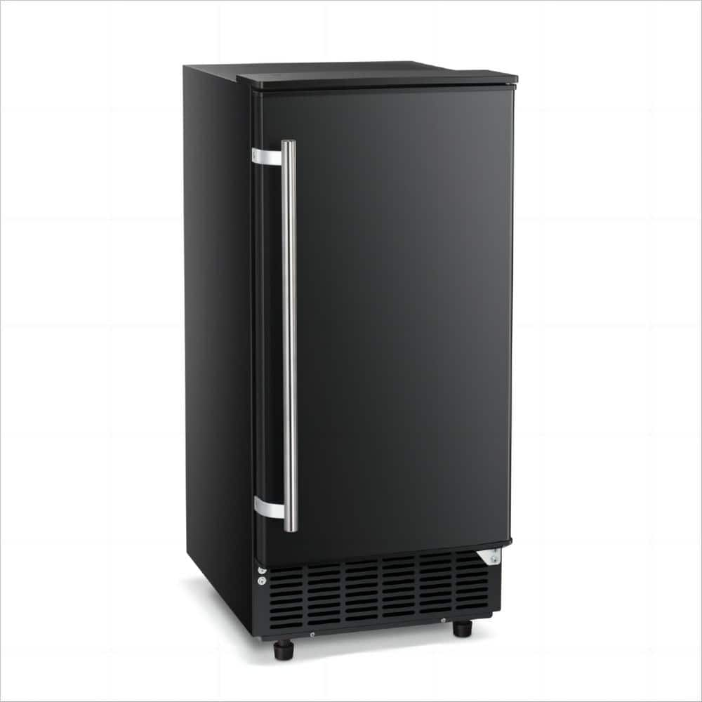 COWSAR 15 in. 80 lbs. Freestanding/Under Counter Ice Maker in Stainless ...