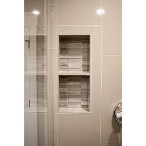 Illumina Halo Glossy 11.73 in. x 11.73 in. x 8mm Glass Mesh-Mounted Mosaic Tile (0.96 sq. ft.)