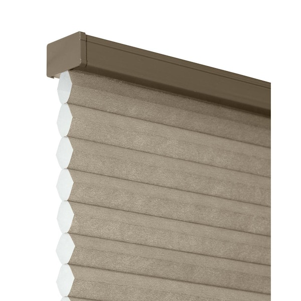 Chicology Cut-to-Size Barnwood Cordless Light Filtering Insulating Polyester Cellular Shade 40 in. W x 72 in. L