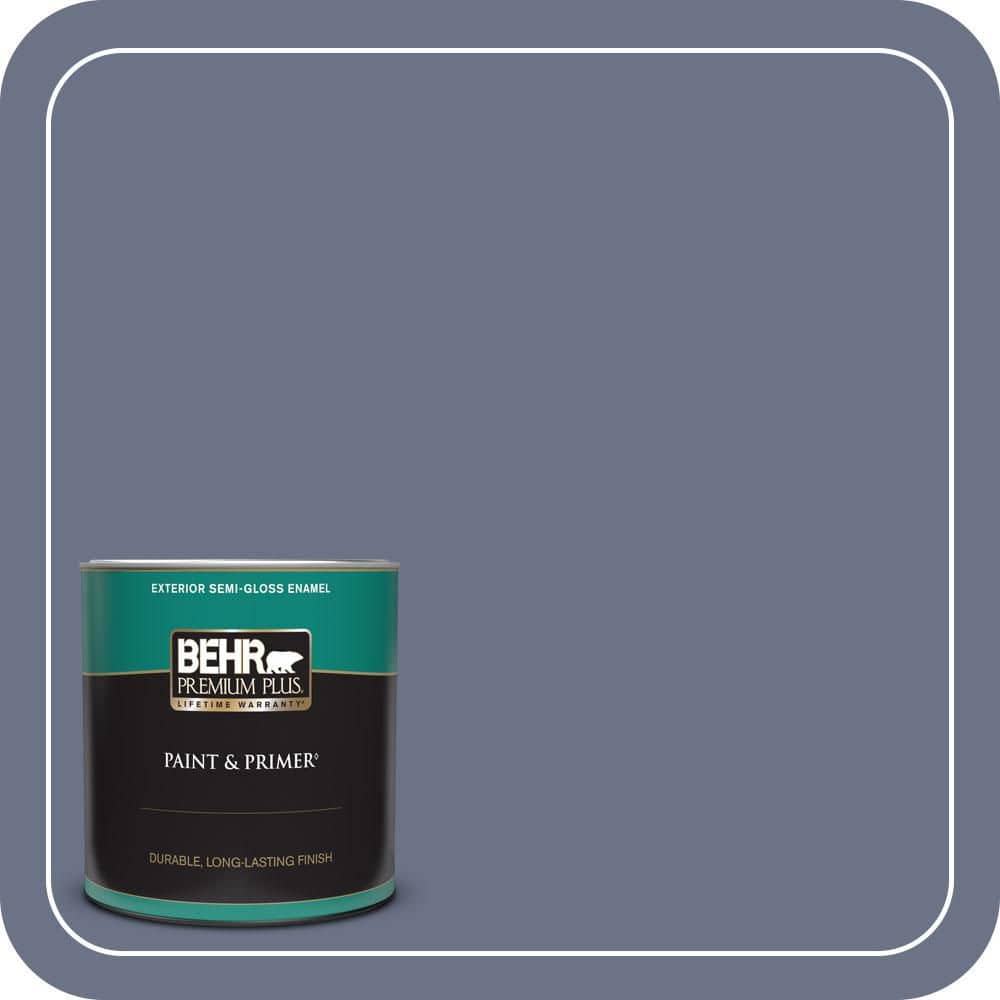 1 qt. #PPU16-17 Blue Aura Semi-Gloss Enamel Exterior Paint & Primer price history on PriceWatchPro