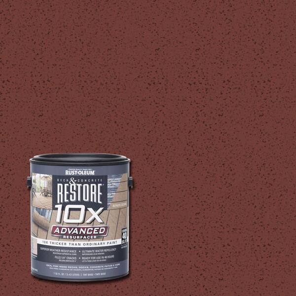 Rust-Oleum Restore 1 gal. 10X Advanced Navajo Red Deck and Concrete Resurfacer