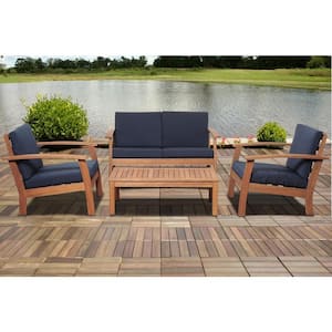 eucalyptus deep seating patio furniture