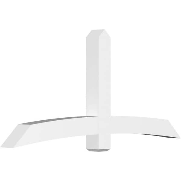 Ekena Millwork Bellingham 84 in. W x 38.5 in. H x 6 in. D Signature Polyurethane Bracket