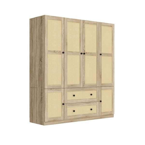 Have a question about FUFU&GAGA 6-Door Rattan Armoire