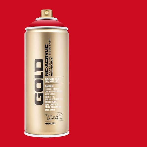 11 oz. GOLD Spray Paint, Shock Red