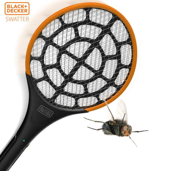 BLACK+DECKER Large Handheld Electric Powered BDXPC974 - Fly Home Depot Battery Swatter The