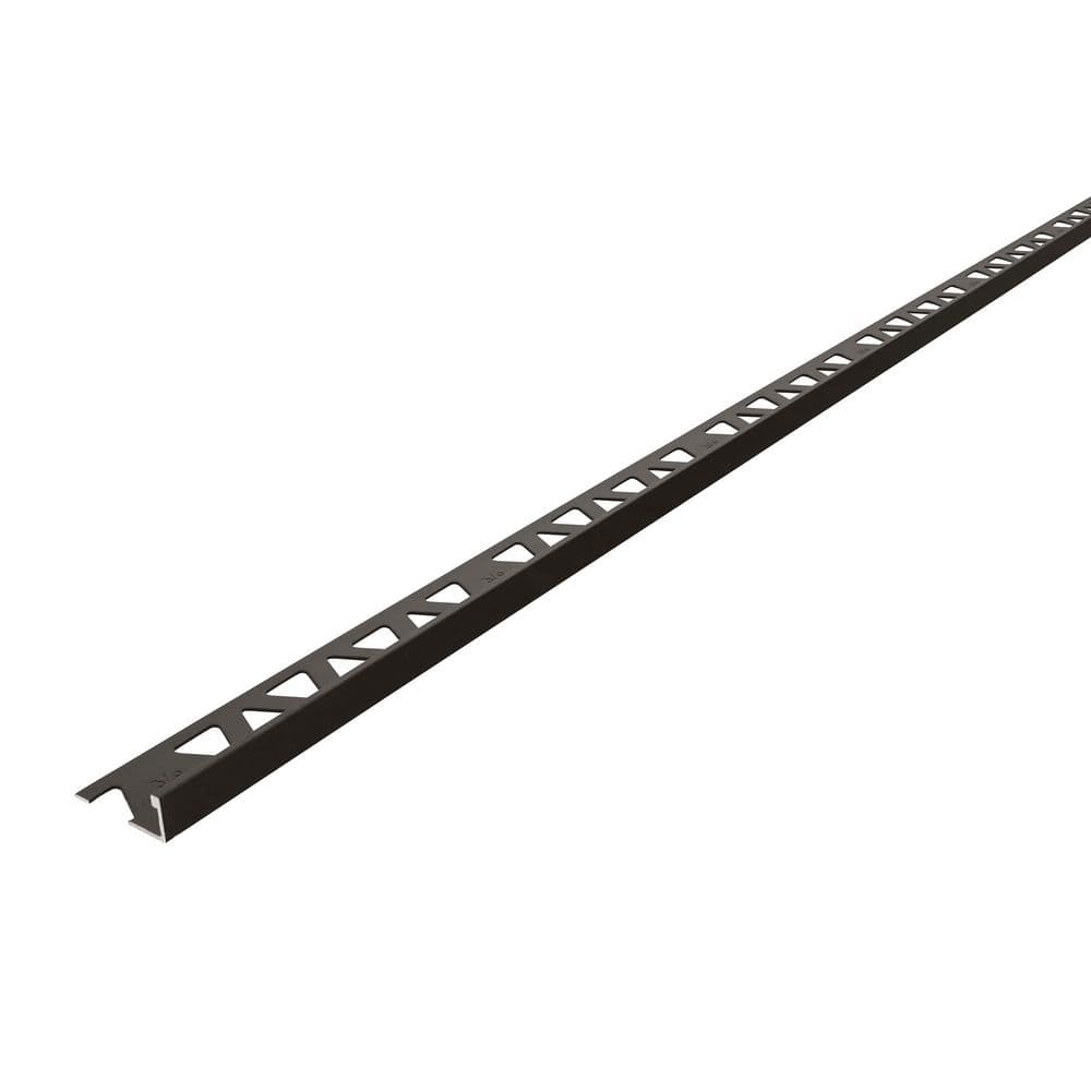 Satin Antique Bronze 1.13 in. W x 96 in. L Aluminum 3/8 in. Tile Edge Trim price history on PriceWatchPro